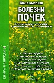 Обложка книги Как я вылечил болезни почек. Уникальные советы, оригинальные методики