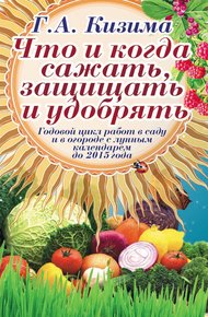 Обложка книги Что и когда сажать, защищать и удобрять. Годовой цикл работ с лунным календарем до 2015 года