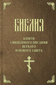 Обложка книги Библия. Книги Священного Писания Ветхого и Нового Завета