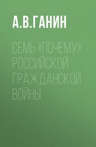 Обложка книги Семь «почему» российской Гражданской войны