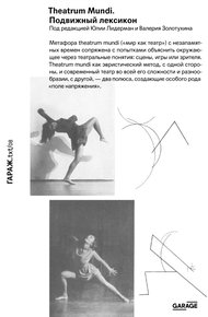 Обложка книги Theatrum mundi. Подвижный лексикон