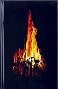 Обложка книги 666 градусов по Фаренгейту (температура, при которой горит ведьма)