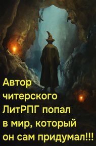 Обложка книги Автор читерского ЛитРПГ попал в мир, который он сам придумал!!!