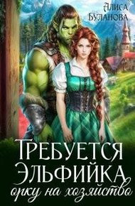 Обложка книги Требуется эльфийка орку на хозяйство
